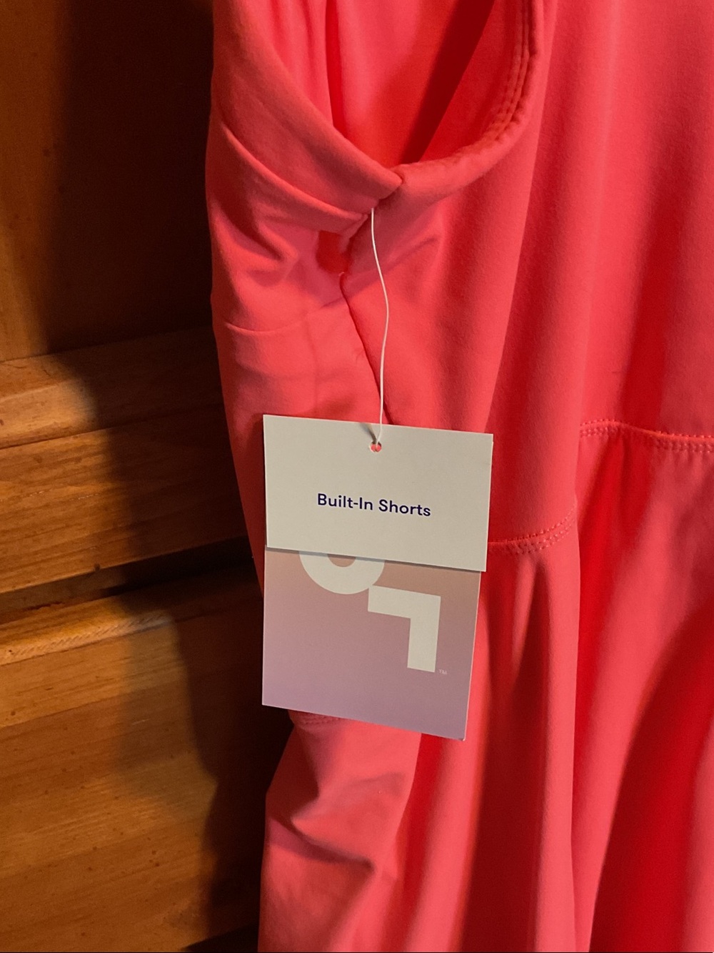 NWT JoyLab Papaya Pink Active Dress with Built in Shorts - Picture 6 of 10